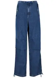 Dion Lee Parachute Wide-leg Jeans - Blue - XS (UK6 / XS) XS (UK6 / XS)