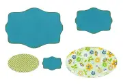 Sizzix Framelits Wavy Labels set #658363 Retail $19.99 FIVE perfect labels!