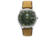 Orient Bambino Version 4 Leather Strap Green Dial Automatic RA-AC0P01E10B Men's Watch