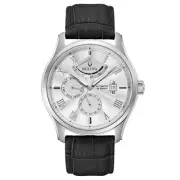 Bulova Watch Wilton Automatic Silver Dial 43mm Small seconds Power reserve 96...