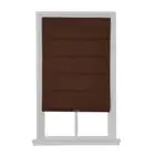Home Decorators Collection Cordless Blackout Fabric Roman Shade 34X64 Chocolate