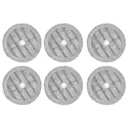 6Pcs Replacement Mop Pads Rags for LG A9 Steam Mop Cloth Vacuum Cleaner Robot Mopping Machine Clean