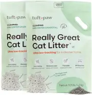 Tuft + Paw Really Great Cat Litter, Low Tracking Tofu Cat Litter, Clumping, Flus