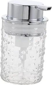KAILIKETIY Foaming Soap Dispenser Clear Refillable Pump Bottle for Bathroom and Kitchen Ergonomic Design for Controlled Usage Instant for Efficient Cleansing Reduces Waste and Extends Product