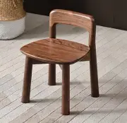 Solid Walnut Wood Kid Chair Stool Wooden Child Sitting Bench
