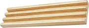 Abaodam Wooden Domino Rack with Non Slip Base DIY Display Holder for Domino Tiles and Game Cards Pine Tray with Angled Design for Easy Viewing for Board Games