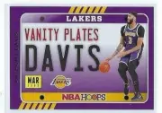 2020-21 NBA Hoops - Anthony Davis VANITY PLATES Insert #7 - Los Angeles Lakers