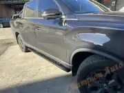 Black steel Side Steps for SsangYong Musso Dual Cab all models 2019 -2025(shark)