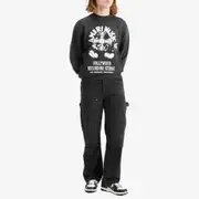 AMIRI Music Record Crewneck Sweatshirt
