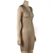 Poison Rose Diamonte Mini Dress
