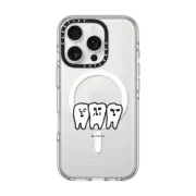 iPhone 16 Pro Clear Case MagSafe Compatible TEETH