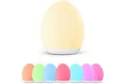 VAVA Night Lights for Kids, Baby Light with Color Changing Mode & Dimming Function Rechargeable Baby Night Light with Touch Control & 1 Hour Timer, up to 100H