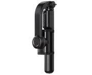 Bluetooth Folding Selfie Stick Tripod Integrated Mobile Phone Bluetooth Stand Stabilizer with Remote Control-Black