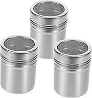 LABRIMP 2sets Cooking Shaker Set Salt Pepper Jars Sugar Flour Sifter Baking Accessories Kitchen Gadgets 3pcs*2 Random Color