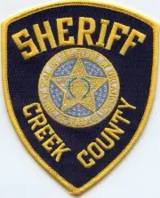 CREEK COUNTY OKLAHOMA SHERIFF POLICE PATCH
