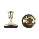 3 Inch Iron Candlestick Holders Gold Metal Candles Sticks For Wedding