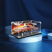 Acrylic Display case with Screw for Lego® Luke Skywalker's Landspeeder 75341 (Lego Set is not Included) (with Theme Background) AU Stock