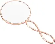 OHPHCALL Mirror Travel Vanity Luxury Mirror Vanity Hand Mirror Vintage Mirror Women Makeup Mirror Hand Makeup Mirror Handheld Vanity Mirror Decorative Mirror Metal