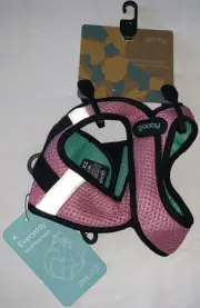 Gooby Easy Fit Dog Everyday Vest Extra Small Harness Pink No Pull Step-In Style