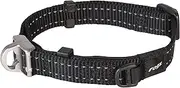 Rogz Quick Fit Stretch Escape Safety Dog Collar Black Medium