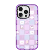 iPhone 16 Pro Impact Case MagSafe Compatible mochi checkers by sleepydaze