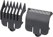 Professional Hair Clipper Guards Guides, 2Pcs 1.5mm 4.5mm Cutting Guides Hair Guards Combs Replacement Hair Trimmer Supply for Hair Clippers Trimmers Attachment (Black)