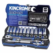 Kincrome K27011 - Lokon Socket Set 3/8" 28 Piece Metric Std & Deep