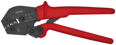 Knipex 97 52 05, 10" Crimping Pliers For Non-Insulated Open Plug-Type Connectors
