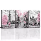 Large Wall Art for Bedroom Living Room Bathroom Black and White Paris Decor P...