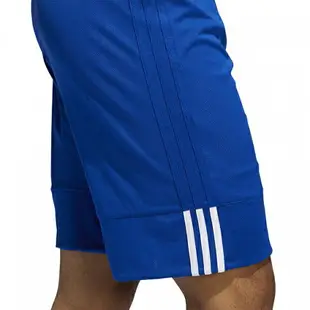 Adidas 3G Spee REV SHR [DY6601] 男 籃球褲 短褲 運動 訓練 雙面穿 透氣 寶藍 白
