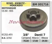 Pinion Echo Engine Chainsaw Cs 60 60S 3/8 " Teeth 7 001716