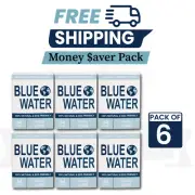 Blue Water, Laundry Detergent Sheets, 64 Loads(FRESH LINEN)-PACK OF 6