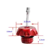 Vented Fuel Gas Tank Cap for Harley Softail FLSTF FLS FXS FXBR FXST Dyna FXDB