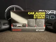 New SANYO GT4100 Car AM/FM Radio Cassette Car Stereo Old-School Made In Japan