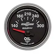 Autometer Sport-Comp II Oil Temp Gauge - 140 - 300 F, 2 1/16 Inch, AU3648