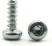 50/100pcs M2.2 M2.6 M2.9 M3.9 M4.2 Torx Security Screws Self-Tapping Flat End Safe Bolt Stainless Steel Attack 4/6/8/10/12/14/20/25mm Long(100 PCS,M2.2 x 4mm)