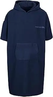 Trespass Unisex Adult Towelhood Towelling Hooded Poncho (UK Size: One Size) (Navy)
