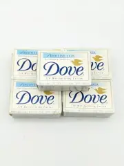 1997 Dove Sensitive Skin 1 Oz SAMPLE SIZE Soap Bars Lot of 5 Sealed