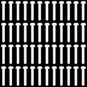 Metric Nylon Cross Pan Head Screws, 100 PCS Phillips Round Head Insulated Screws (M3 x 20mm)