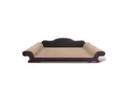 Cat Scratching Post Pet Bed Scratcher Toy Corrugated Cardboard Furniture Couch Sofa Shape Pad Indoor Kitten Nest Play Lounge 60 x 28 x 13cm