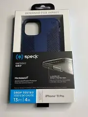 NEW Speck Presidio Grip case for iPhone 11 Pro 5.8" Coastal Blue Black