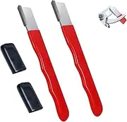 Outdoor Portable Dual-Purpose Whetstone, Pocket Sharpening Stone, Multifunctional Knife Sharpener, Pruning Shears, Pruning Shears, Home Kitchen (Red)
