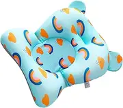 ORFOFE 1pc Suspended Bath Mat Bathtub Cushion Shower Bath Pad Holder Bath Support for Tub Tubs Seat Bathing Bath Cradle Suspension Pad Blue Fabric