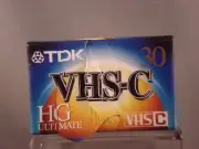 TDK VHS-C HG Ultimate 30 Tape