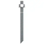 M12x160mm Stud Chemical Anchor Kit Flat Top Angle Cut CL8.8 HDG - Box of 10
