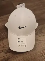 Nike Dri Fit Club Cap Hat White M/L Unisex New FV5563-100