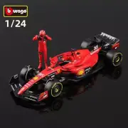 Bburago 1:24 Ferrari SF-23 Figure Alloy Miniature Diecast Model Charles Leclerc