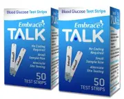 Blood Glucose Test Strips 100 Count for Accurate Diabetes Monitoring