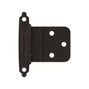 Amerock | Cabinet Hinge | 3/8 inch 10 mm Inset Hinge | Oil Rubbed Bronze | 10...