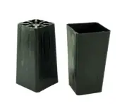 40mm Plastic Plant Tube Pots Square - Great for Propagation, Seedings